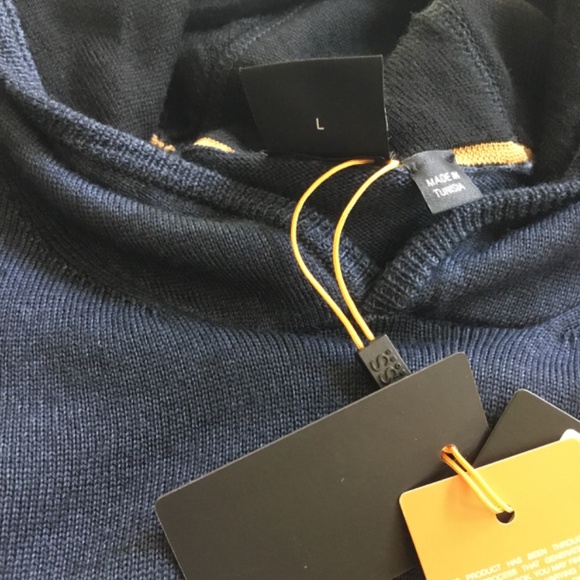 NEW Hugo Boss Men’s Kapuko Regular Fit Virgin Wool  Sweater - Picture 10 of 14